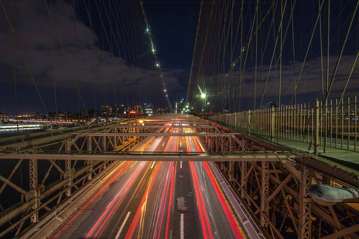 new york time lapse photography of bridge bridge